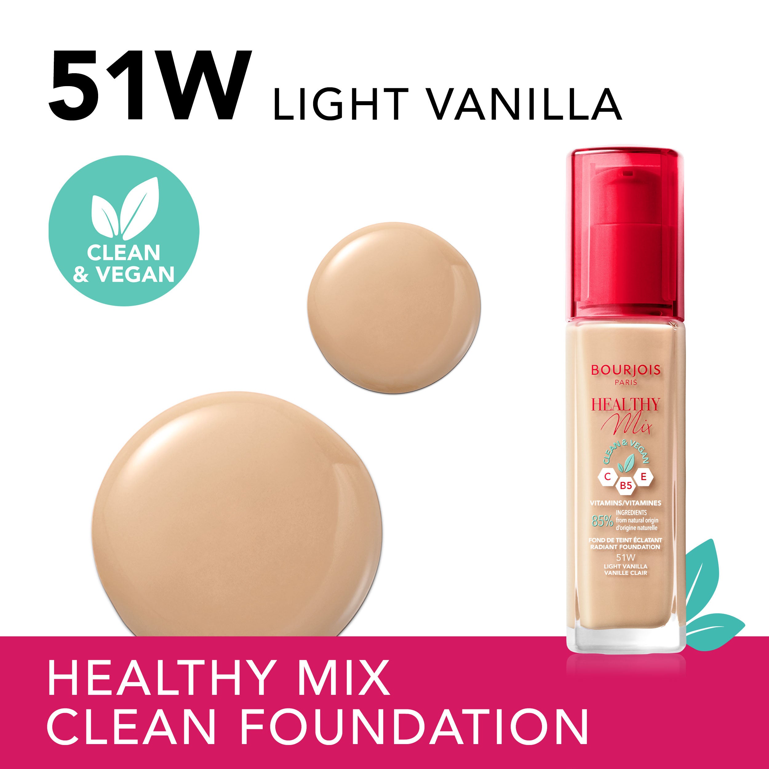 Healty mix clean foundation . 51W