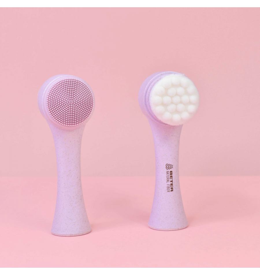 Natural Fiber 2 in 1 facial brush