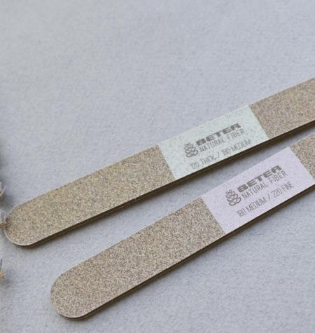 2 Nail files • Plastic free - Natural fiber