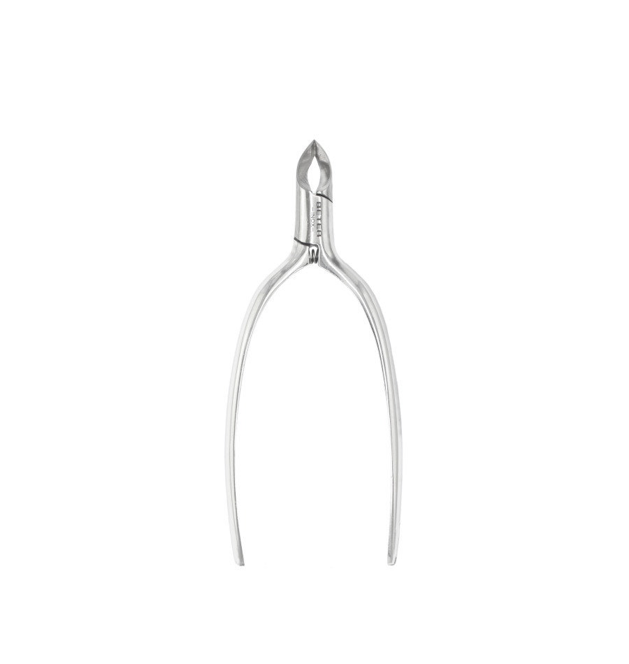 Stainless steel manicure cuticle nipper